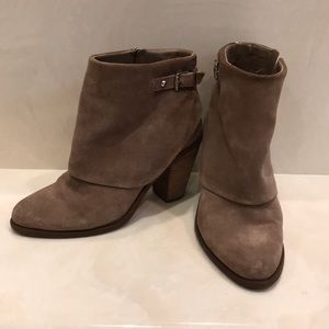Suede booties
